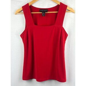 Frank Lyman Red Sleeveless Square Neck Top Size 4